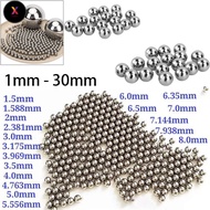 FS 1mm-30mm High Precision Bearing Steel Balls Solid Steel Ball 6mm 5mm 7mm 8mm  GCR15 Ball Bearing 