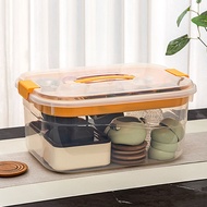 Tea Set Storage Box Sealed Anti-dust Storage Box Household Portable Portable Teapot Tea Cup Storage 