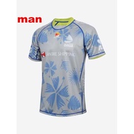 Berkualiti tinggi bersulam JerseyNEW 2024 FIJI DRUA home away rugby jersey terbang FIJIANS FIJI 7S b