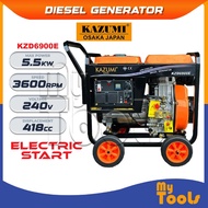 Mytools KAZUMI JAPAN KZD6900E Diesel Generator 5500W (Electric Start)