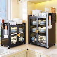Kitchen Cupboard Rack Anti-dust Cupboard Drain Rack Countertop Tableware Dishes Storage Tableware Lo