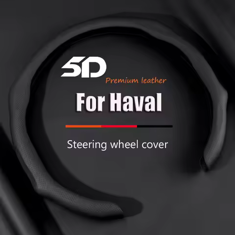 NAPPA Leather Car Steering Wheel Cover For Haval H1 H2 H3 H4 H6 H9 M6 F5 F6 F7 F7X H6 Coupe H6S Joli