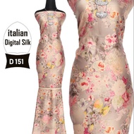 Kain Pasang Dubai Silk Italian Digital