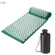 NEDFS Yoga Acupressure Mat, Cloth Storage Bag Relax Acupressure Massage Mat and Pillow, Sensi Massage Non-Slip Neck Pillow Set Acupressure Yoga Mat Fitness