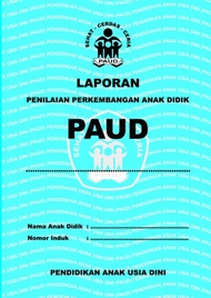 BUKU RAPORT PAUD TEMATIK FORMAT RAPORT PAUD TERBARU 2018