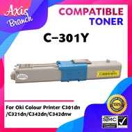 AXIS BRANCH Toner สำหรับ C301/C301BK/C301C/C301M/C301Y สำหรับ Printer OKI Color Printer C301dn/C321d