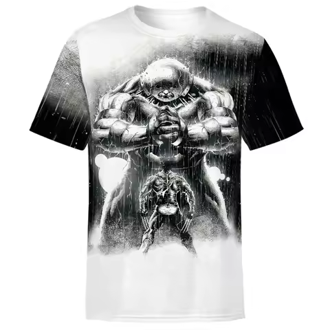 Marvel The Wolverine And Juggernaut Men Women TShirt Panther Anime Comics Printed Men Tshirt Short S