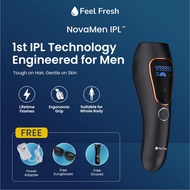 IPL Hair Removal Men - Feel Fresh NovaMen Laser Hair Removal Device Painless Body Leg Armpit Home Us