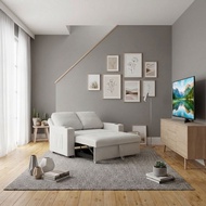 SB Design Square โซฟาเบดรุ่น RAINBOW สีครีม สีฟ้า