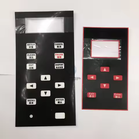 Printer xp600 I3200 Dx5 Dx7 head button keyboard cover for Hoson Senyang board control panel cover b