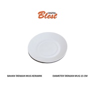 Coaster - ceramic mug coaster diameter 15 cm