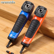 RAREM Electric Corner Screwdriver, Magnetic Manual Tool Right Angle Screwdriver,  Hex Shank Multifun