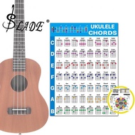 SLADE Guitar Chord Chart Ukulele Practice Chords Scale Chart Fingering Diagram for Beginners with 56