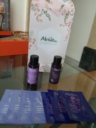 Melvita oil, rose water, cleansing jelly