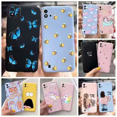 For Oppo Realme C11 Case Cover For Realme C11 2021 TPU Soft Silicone Back Cover for RealmeC11 2020 R