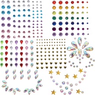 [Directly shipped from Japan]7-set face gem stickers DIY face gems face diamond jewel decals Hallowe