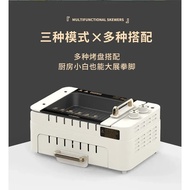 220v Automatic Multi-functional Indoor Electric Oven For Home Use With Smokeless Bbq Grill Turnspit 