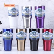 PEONYTWO Car Cup, Large Capacity 30oz Tumbler, Portable 900ml 304 Stainless Steel Insulated Vacuum Flasks