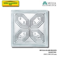 MULIA Glass Block Kawung / Glass Block Kawung Mulia