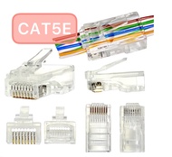 #พร้อมส่ง# หัวแลนRJ45 CAT5E หัวทะลุ 1ชุด10หัว