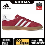 Adidas gazelle Men's and women's casual sports shoes red