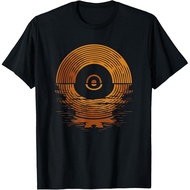 Vinyl Lp Records - Sunset Soft T-Shirt
