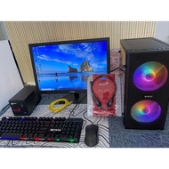 COMPUTER PACKAGE RYZEN 5 3400 8GB DDR4 RAM 240GB SSD W/ 19''WIDE MONITOR LED KEYBOARD MOUSE MOUSE PA