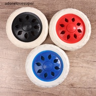 AD1MY Travel Replacement Luggage Caster Shopping Cart Wheels Rubber Foaming 6 Inch Dia Martijn