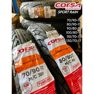 70/90-17 80/90-17 90/80-17 100/80-17 110/80-17 130/70-17 CORSA SPORT RAIN Tubeless Tayar Tyre High Quality
