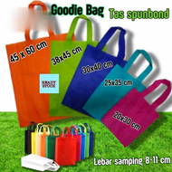 Goodie bag tas spunbond size JUMBO (38x45x10),besar (30x40x10),kecil(25x35x8) | tas kain spunbond,tas hajatan