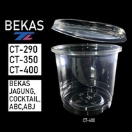 Cup Bekas Plastik Brand TL Bekas Cocktail Bekas Jagung Manis DIsposable Plastic Cup TL CT290 TL CT-3