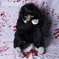Crying Ghost Haunted House Props Halloween Trick Props Female Ghost for Madhouse Bar Vibration Chamb