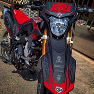 DECAL STIKER CRF 150L GLITER KEREN BAHAN (DOFF GLITTER)