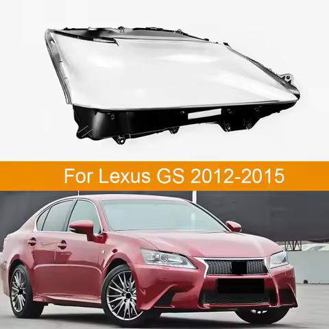 For Lexus GS250 GS350 GS300 GS430 2012~2015 Front Headlight Shell Headlamp Transparent Lampshade Cov