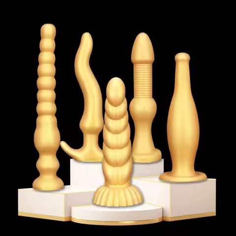 Long Anal Plug Liquid Silicone Butt Plugs 18+ Anal Toys for Men Prostate Massage Anal Dilation Adult