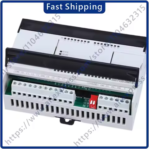 FX3U-26MR Compatible Relay output 2AI/1AO 16DI/10DO Ethernet MODBUS function