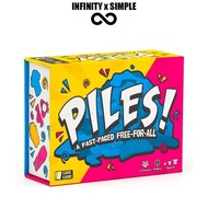 Piles Card Game FAMILY FUNUP TO 8 PLAYERSEVEN PLAY 1-ON-1 Puzzle Kid Game
