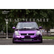 Teckwrap USA Mirror Chrome CHM09E Amethyst Chrome Pupler Chrome violet Sticker Vinyl Air Free