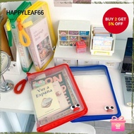 Storage Organizer Bag, High Capacity A4 Zipper File Bag, Fashion Transparent Student Handbag Station