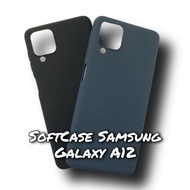 PROMO Case SAMSUNG A12 / SAMSUNG M12 Soft Case Matte Sanstone Anti