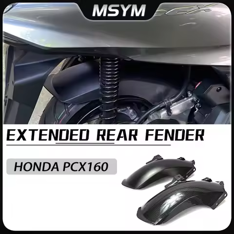 For Honda PCX125 PCX 125 PCX 160 PCX160 pcx160 Motorcycle Rear Wheel Extender Fender Mudguard Mud Fl