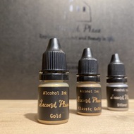 酒精墨水-金屬色-金屬顏料-酒精墨水材料包-Alcohol Ink-3入組