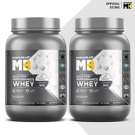 MuscleBlaze Biozorb Performance Whey Protein (Rich Chocolate, 2lbs / 907g)  | Pack of 2