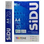 SIDU A4 HVS PAPER 70gsm 1 RIM