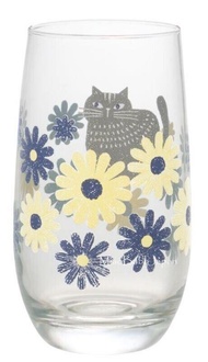 แก้วน้ำแก้วเซรามิก DECOLE Fika ดีไซน์เรโทรสไตล์ญี่ปุ่น แก้วน้ำใส ความจุ 100-200 มล. แก้วน้ำทรงกลม สี