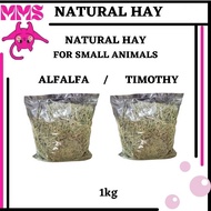 Natural Hay Dust Free Premium Filtered Timothy / Alfalfa Natural Imported Hay # For Small Animals # 