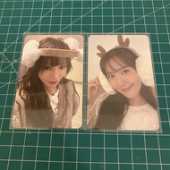 Pc photocard snsd oh gg pink christmas yoona taeyeon