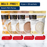 [Buy 3 Free 1] XS Perfect Appetite Series Minuman Sedap Tanpa Gula Putih Perisa Coffee, Coklat, Matc