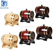 Gazechimp 3L/1.5L Oak Wine Barrel Storage Casks For Wine Bourbon Whiskey Spirits Hotel Home