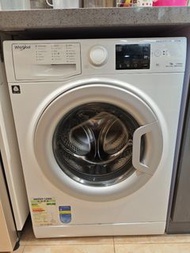 [二手洗衣機/Second Hand Washing Machine] Whirlpool(惠而浦) CWNB7002GWG 7kg 前置式纖薄洗衣機